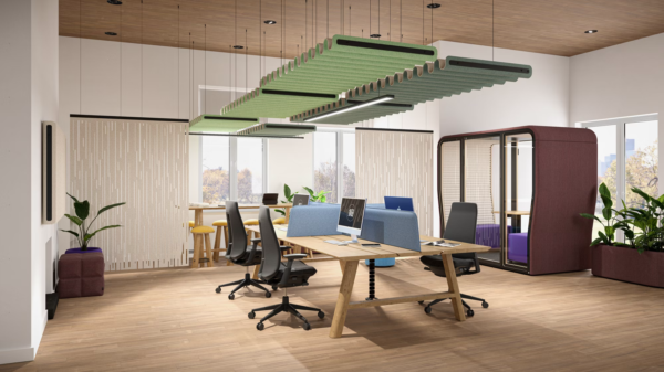 Echo Stitch Felt Ceiling - Image 2