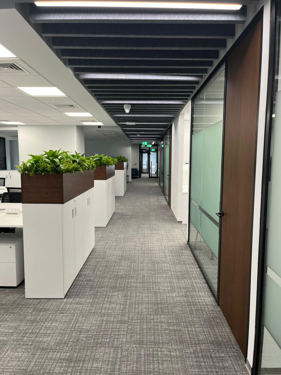 ABBOTT 11th FLOOR LOBBY/LINEAR BAFFLES